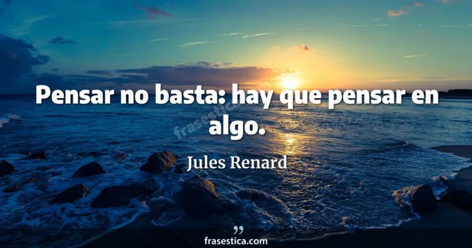 Cita de Jules Renard