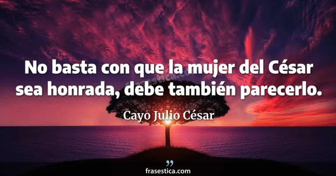 Cita de Cayo Julio César