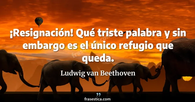 Cita de Ludwig van Beethoven