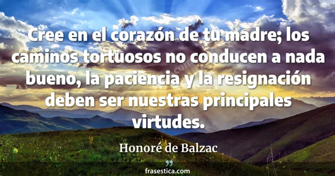 Cita de Honoré de Balzac