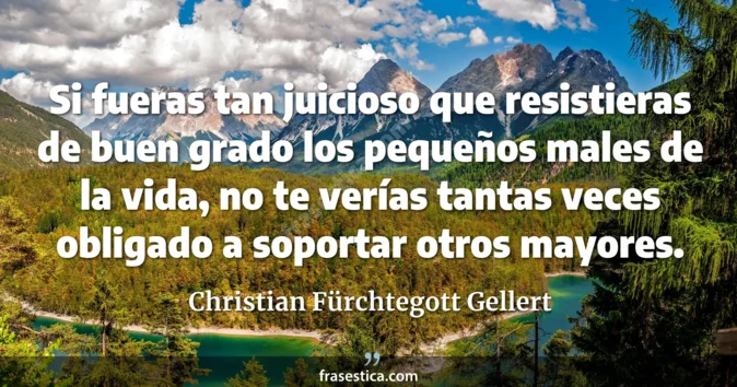 Cita de Christian Fürchtegott Gellert