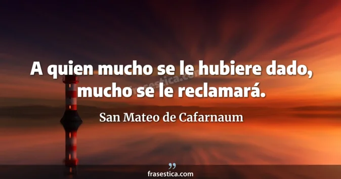 Cita de San Mateo de Cafarnaum