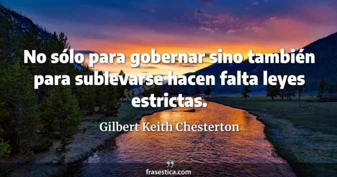 Cita de Gilbert Keith Chesterton