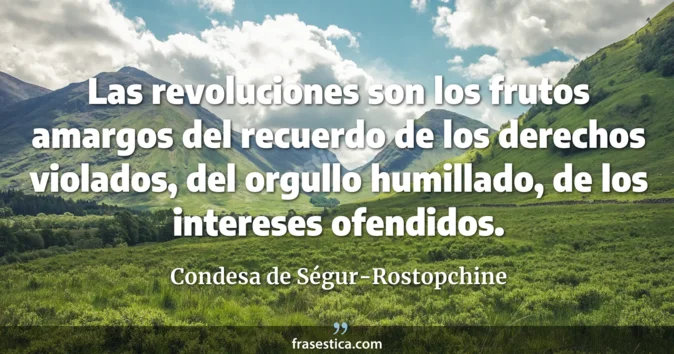Cita de Condesa de Ségur-Rostopchine