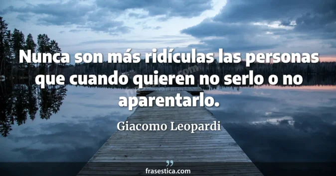 Cita de Giacomo Leopardi