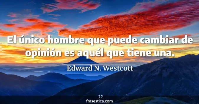 Cita de Edward N. Westcott