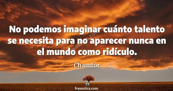 Cita de Chamfor