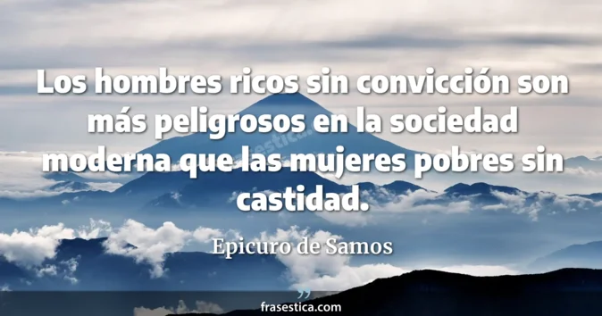 Cita de Epicuro de Samos