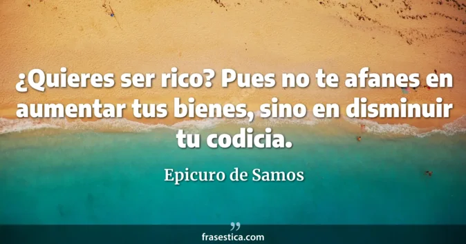 Cita de Epicuro de Samos