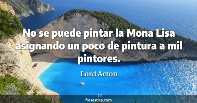 Cita de Lord Acton