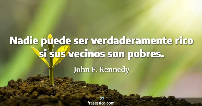 Cita de John F. Kennedy