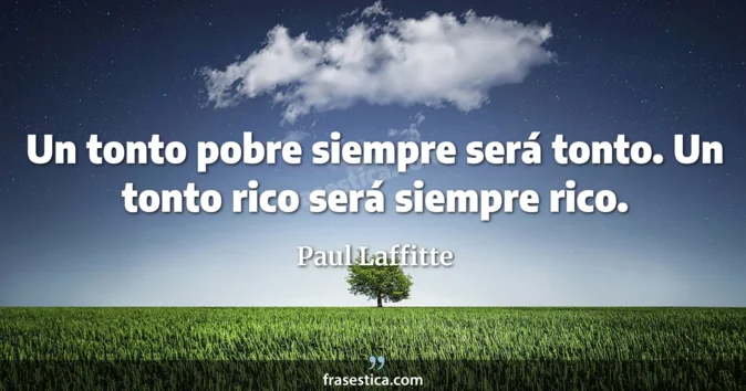 Cita de Paul Laffitte
