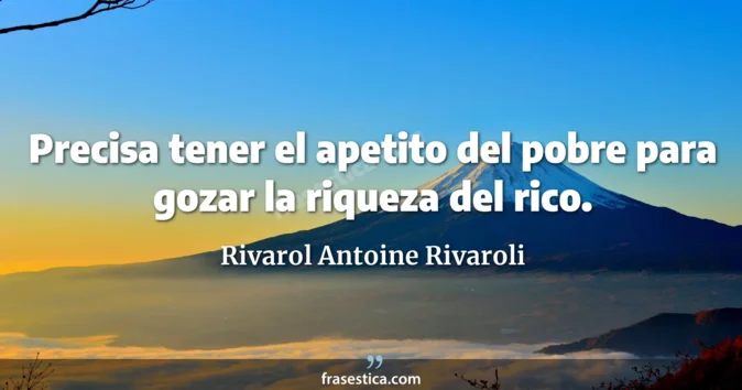 Cita de Rivarol Antoine Rivaroli