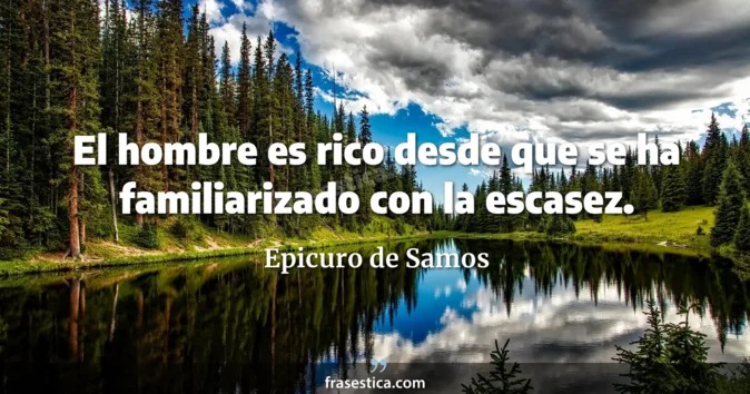 Cita de Epicuro de Samos