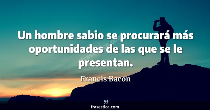 Cita de Francis Bacon