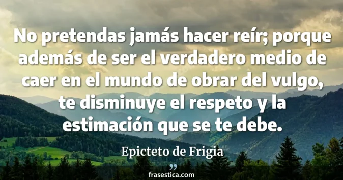 Cita de Epicteto de Frigia