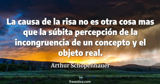 Cita de Arthur Schopenhauer