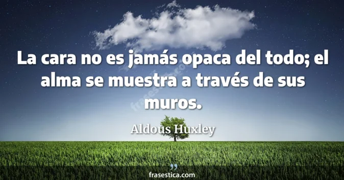 Cita de Aldous Huxley