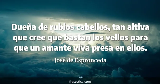 Cita de José de Espronceda