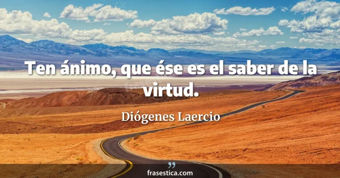 Cita de Diógenes Laercio