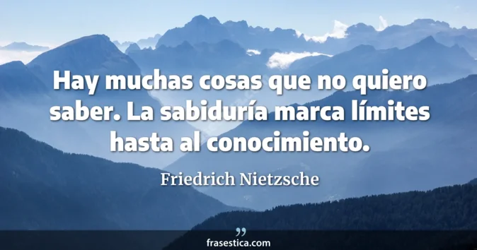 Cita de Friedrich Nietzsche