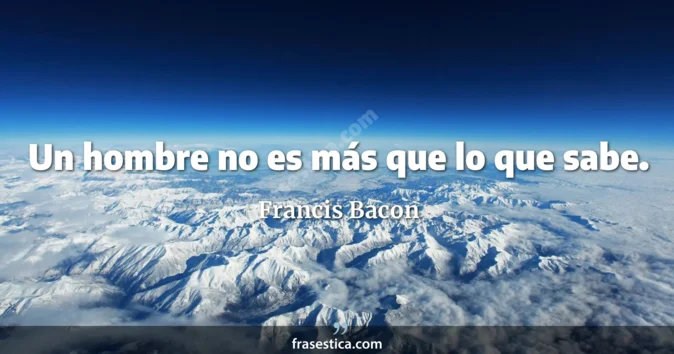 Cita de Francis Bacon