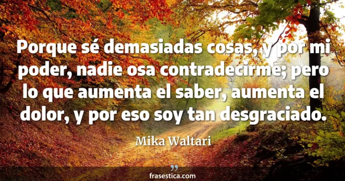 Cita de Mika Waltari