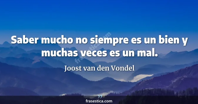 Cita de Joost van den Vondel