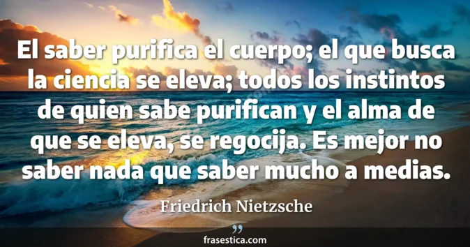 Cita de Friedrich Nietzsche
