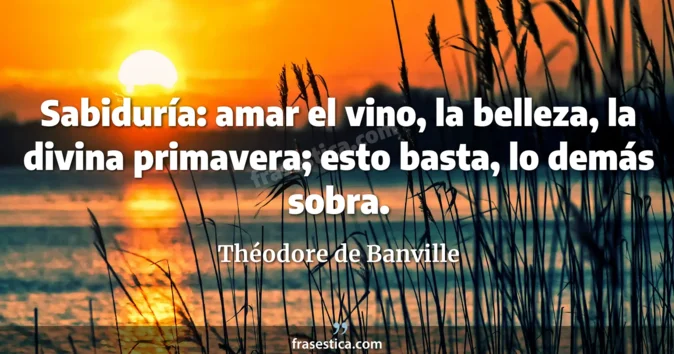 Cita de Théodore de Banville