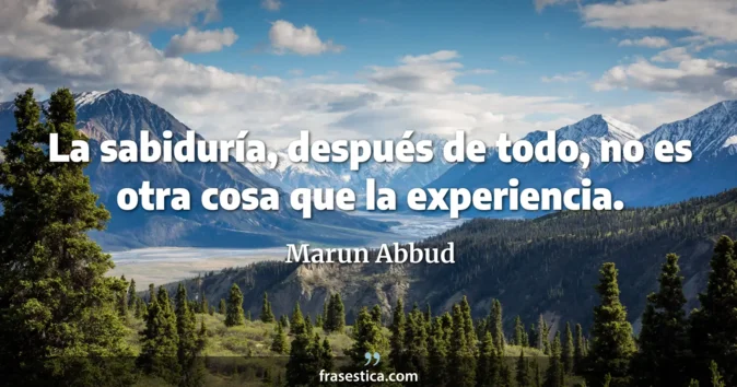Cita de Marun Abbud