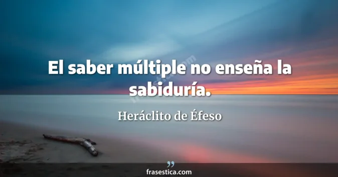 Cita de Heráclito de Éfeso