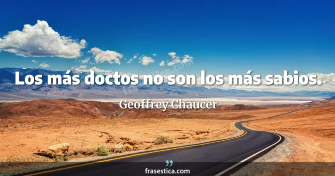 Cita de Geoffrey Chaucer