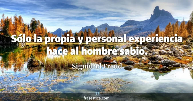 Cita de Sigmund Freud