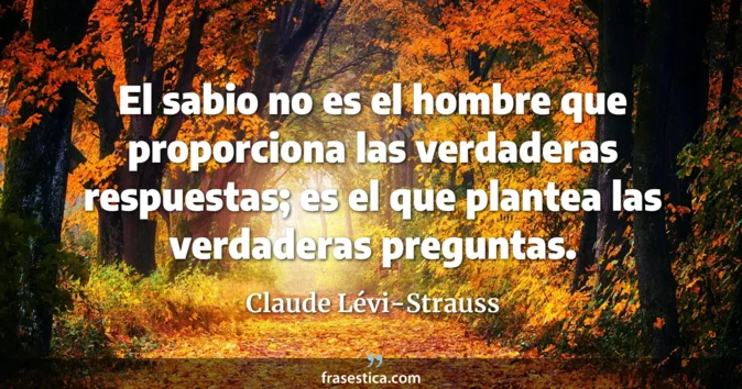 Cita de Claude Lévi-Strauss