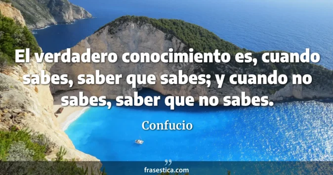 Cita de Confucio