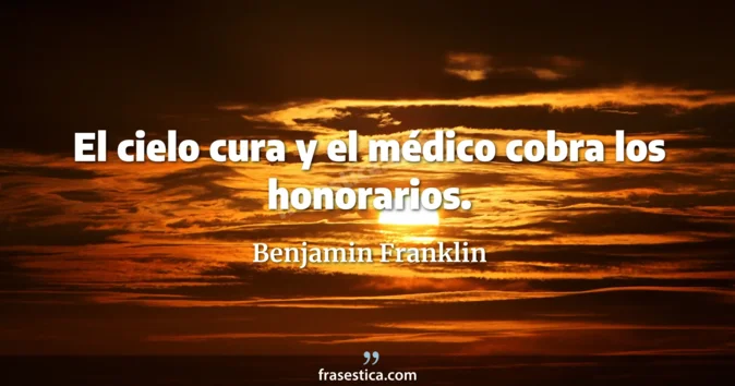 Cita de Benjamin Franklin
