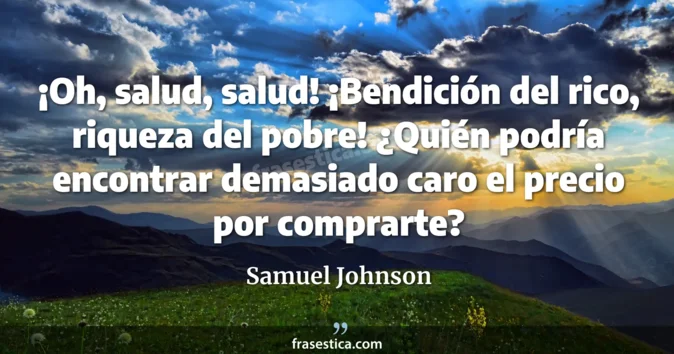 Cita de Samuel Johnson