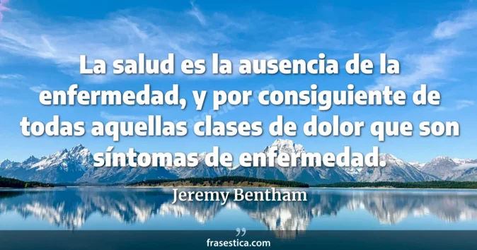Cita de Jeremy Bentham