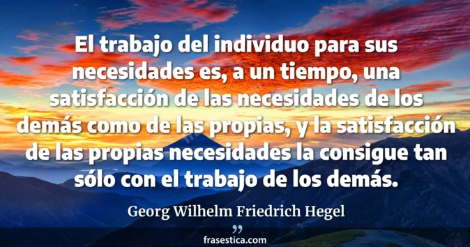Cita de Georg Wilhelm Friedrich Hegel