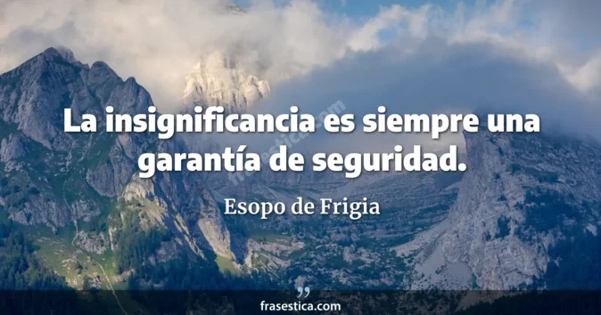 Cita de Esopo de Frigia