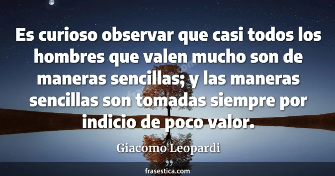 Cita de Giacomo Leopardi