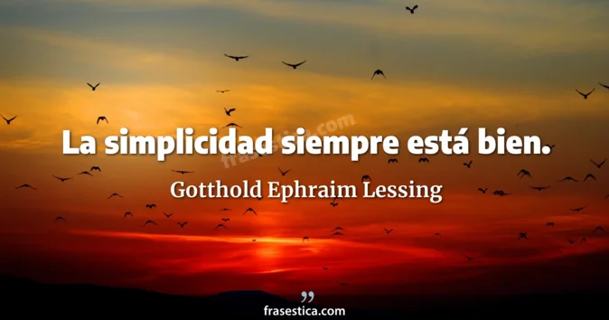 Cita de Gotthold Ephraim Lessing