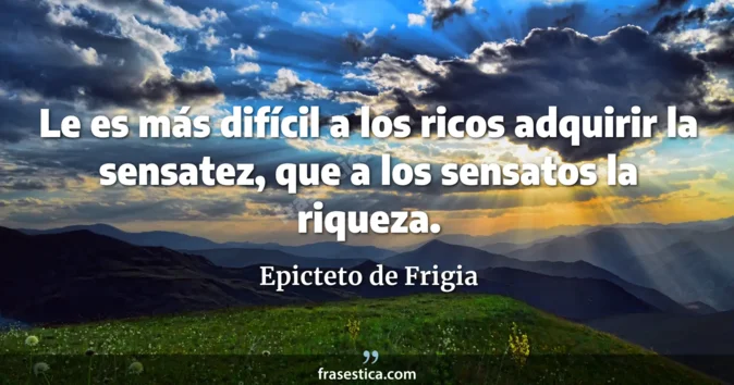 Cita de Epicteto de Frigia