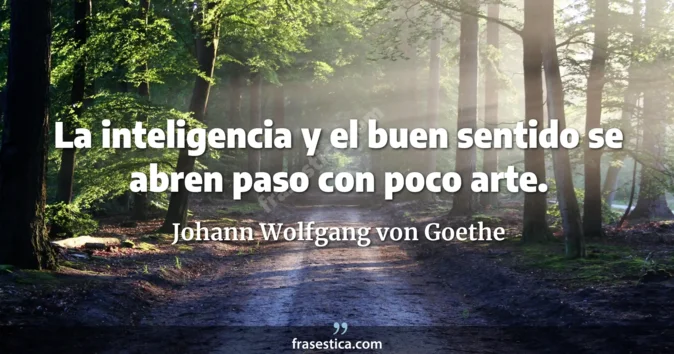 Cita de Johann Wolfgang von Goethe