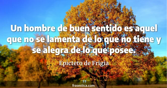 Cita de Epicteto de Frigia