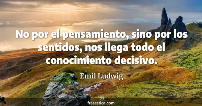 Cita de Emil Ludwig