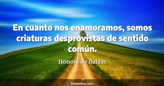 Cita de Honoré de Balzac