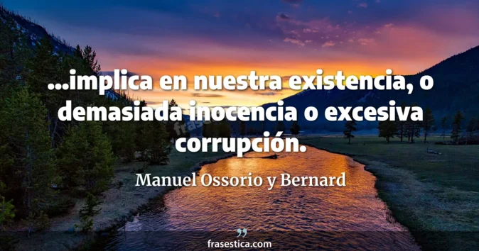 Cita de Manuel Ossorio y Bernard