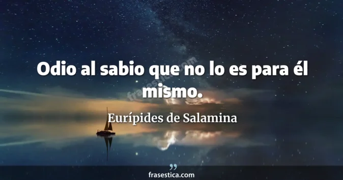 Cita de Eurípides de Salamina
